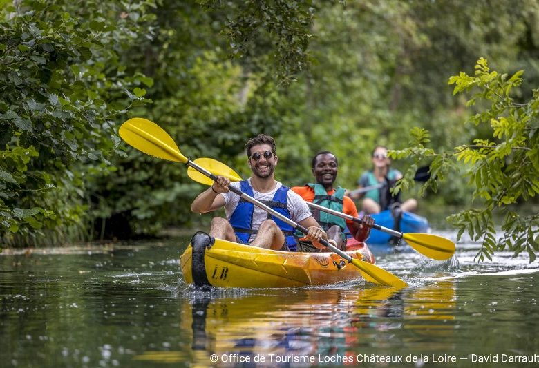 Promenade en canoë et paddle