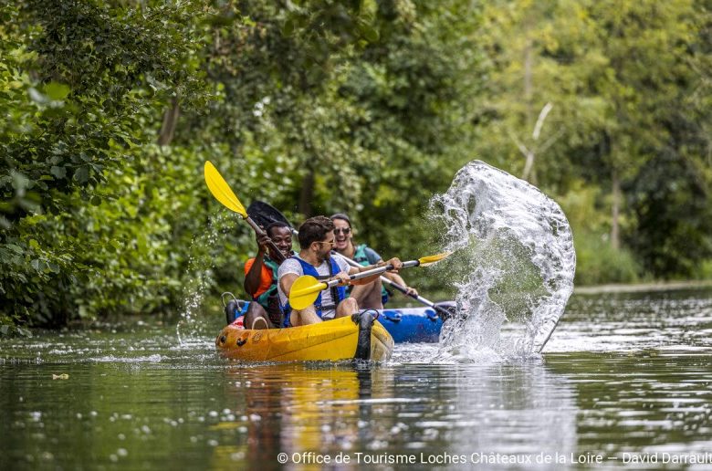 Promenade en canoë et paddle