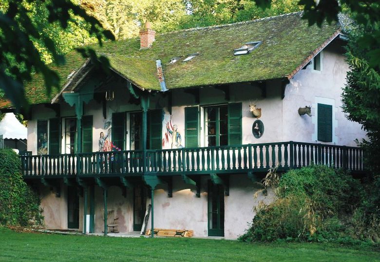 Visite du chalet de Gonzague Saint Bris