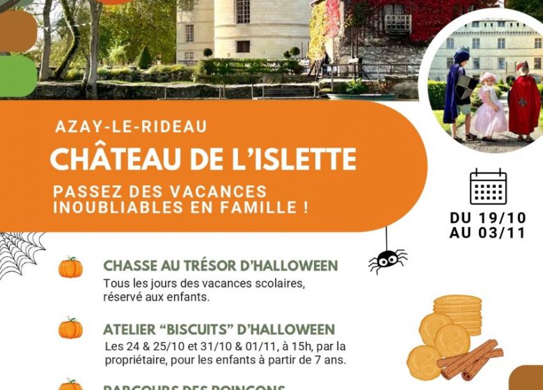 Animations d’automne au Château de l’Islette : Atelier biscuits d’Halloween