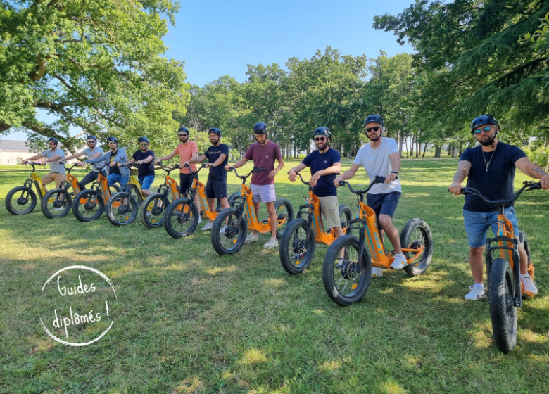 Trottxway, balades en trottinettes électriques tout-terrain