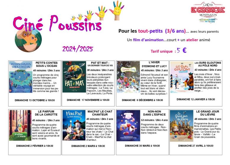 Ciné Poussins : Petits contes sous l’océan